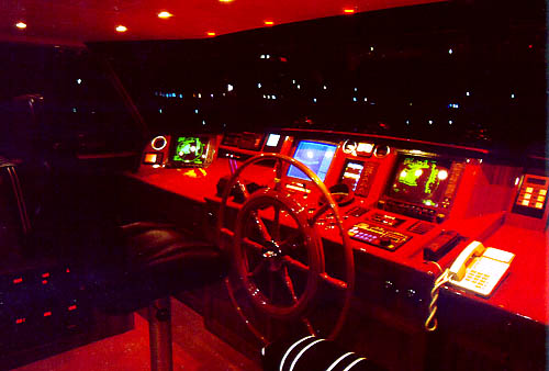 Dorothea's Pilothouse At Night