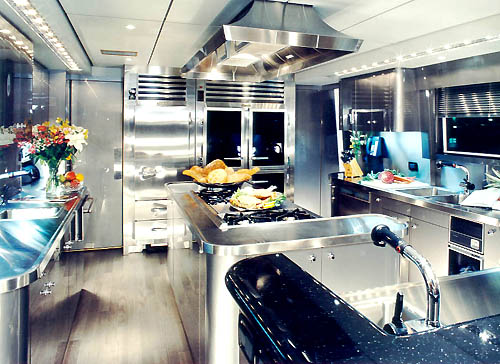 The Galley Aboard The La Corniche